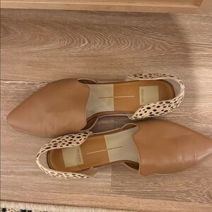 Dolce Vita Tan and Cream Loafers